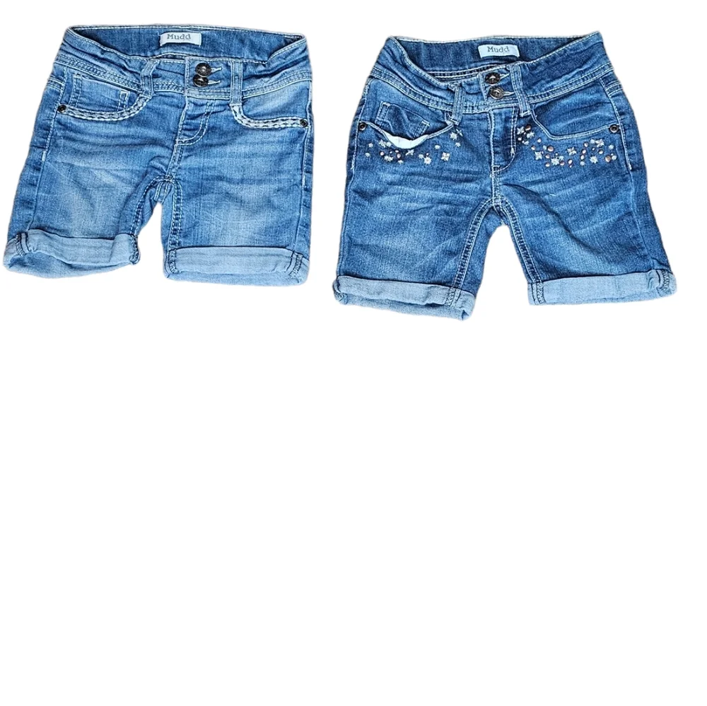 Mudd Jeans Set of two Jeans shorts Size 6 - Picture 3 of 12